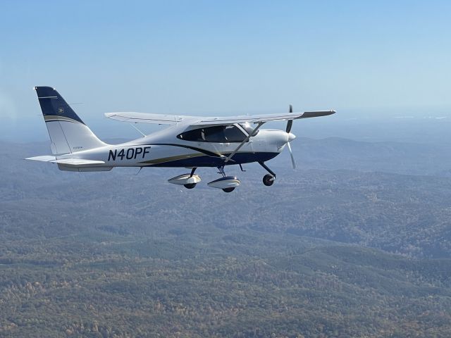 TECNAM P-2010 Twenty-Ten (N40PF) - Flying