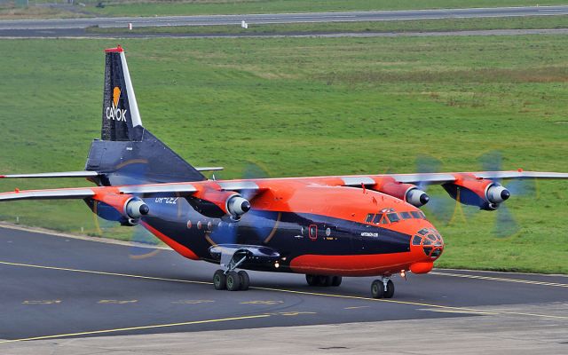 Antonov An-12 (UR-CEZ) - cavok air an-12b ur-cez arriving in shannon 1/10/18.