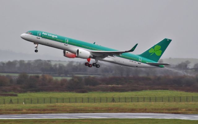 EI-LBS — - aer lingus 757-200 ei-lbs dep shannon on a test flight 20/3/14.