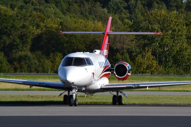 Hawker 800 (N356SR) - SCHUMACHER AIRCRAFT LLC (Schumacher Racing) at KJQF, here for the NHRA Carolina Nationals at zMAX Dragway - 10/13/18