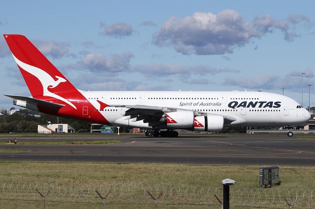 Airbus A380-800 (VH-OQI) - on 3 December 2017