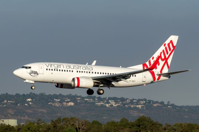 Boeing 737-700 (VH-NBP) - Boeing 737-7K2 cn 38128-3797. VOZ VH-NBP runway 03 arrival YPPH 20 May 2023