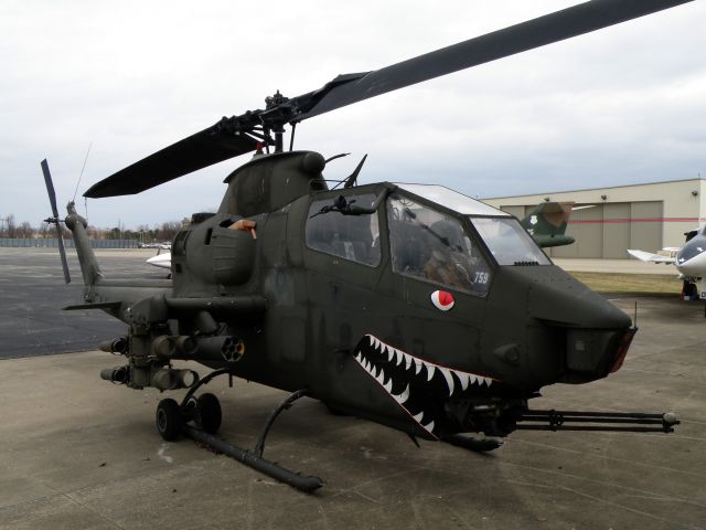 Bell TH-1S HueyCobra (01-5759) - A Bell AH-1F Cobra (67-15759) stands guard at <a href="http://www.aviationky.org/">The Aviation Museum of Kentucky</a> at Blue Grass Airport (KLEX).  This aircraft flew in Viet Nam in the early 1970s and was finally retired two decades later.        0-15759