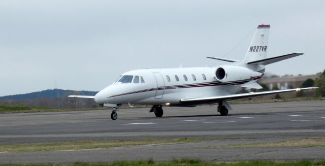 Cessna Citation Excel/XLS (N227VR) - Taxiing to parking is this 2002 Cessna 560XL Citation Excel in the Spring of 2024.