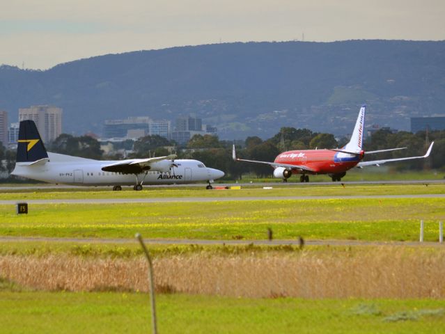 Fokker Maritime Enforcer (VH-FKZ) - On taxi-way heading for take off on runway 05. Thursday 12th July 2012.