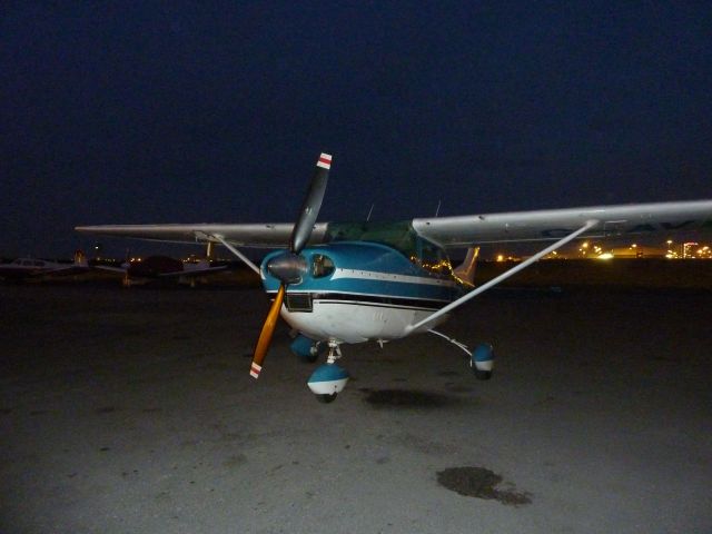 — — - Ready for early morning flight An optical illusion but seems to be hovering !!!