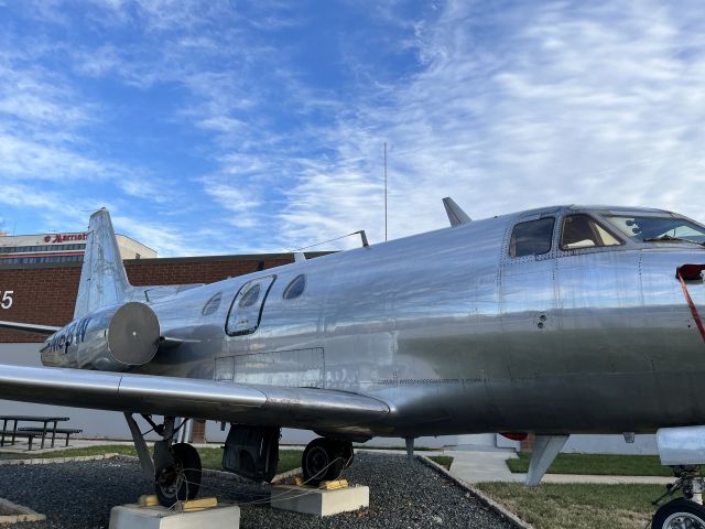 North American Sabreliner (N168W) - On display at the National Electronics Museum next to BWI airport.