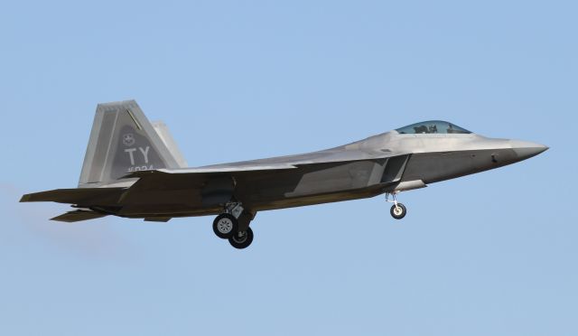 Lockheed F-22 Raptor (N02034) - F-22 Raptor flying a missed approach at McChord Air Force Base