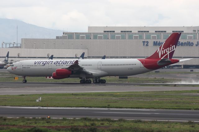 Airbus A340-300 (G-VSUN) - Enjoy Virgin A. in Mexico City