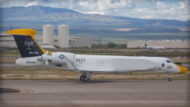 Gulfstream Aerospace Gulfstream V (N544GD) - Captured at the exact time, that FlightAware has its last landing at KTUS.  I was preparing for a flight to depart KTUS.  Time of photo, 3 Oct 2018, 10:36am