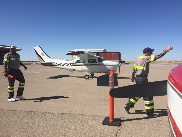 Cessna Centurion (N65093) - Probably supporting some kind of law enforcement work around El Paso during the Popes visit to Juarez.