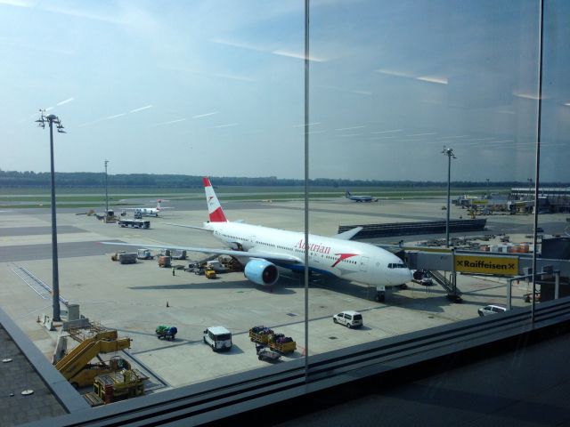 Boeing 777-200 — - Vienna -Tokyo Austrian Airlines Flight