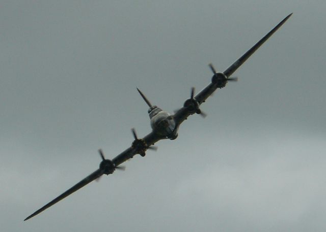 Boeing B-17 Flying Fortress — - The American Air Museum's "SALLY B" at the Lincolnshire Aviation Heritage Centre in England. July 20th 2013