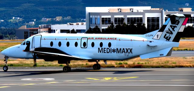 Beechcraft 1900 (C-GUPW) - Evas Air Beechcraft 1900D departing RWY 34 at YYT.