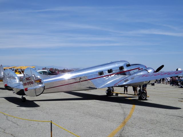 Lockheed L-12 Electra Junior (NC18906) - Chino Air Show - 2018