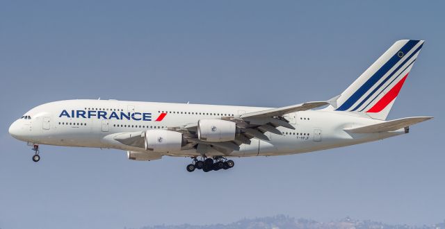 Airbus A380-800 (F-HPJF) - Air France super arrives from Paris as AFR66