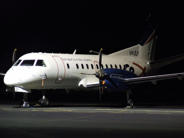 Saab 340 (VH-ZLF) - Rex. Saab 340B VH-ZLF (msn 374) at Wynyard Airport, Tasmania, Australia. 6 August 2023.