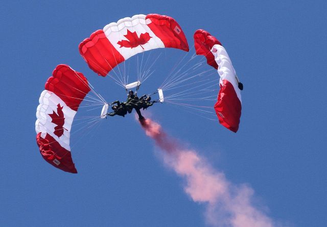 — — - SkyHawks Canadian Forces Parachute Team