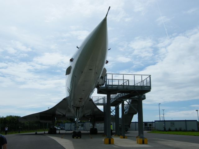 Aerospatiale Concorde (G-BOAF) - G-BOAF CONCORDE AT FILTON BRISTOL ON 13/07/08 IN THE MUSUEM TOUR