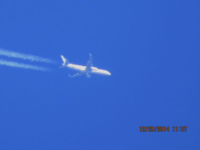 Boeing 757-200 (N722TW) - Delta Airlines flight 246 from SAN to JFK over Southeastern Kansas at 37,000 feet.