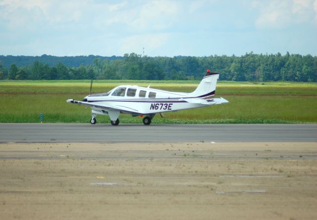 N673E — - A bonanza doing a pre-flight