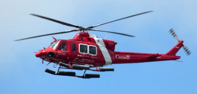 Bell 412 (C-GCGQ) - Shown here is a 2015 Canadian Coast Guard Bell 412 in the Spring of 2024.