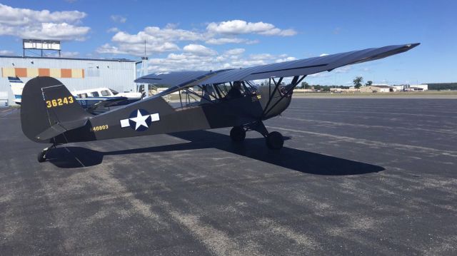 Cessna Skyhawk (N46893) - Note- This is an Aeronca L-3 (O-58).