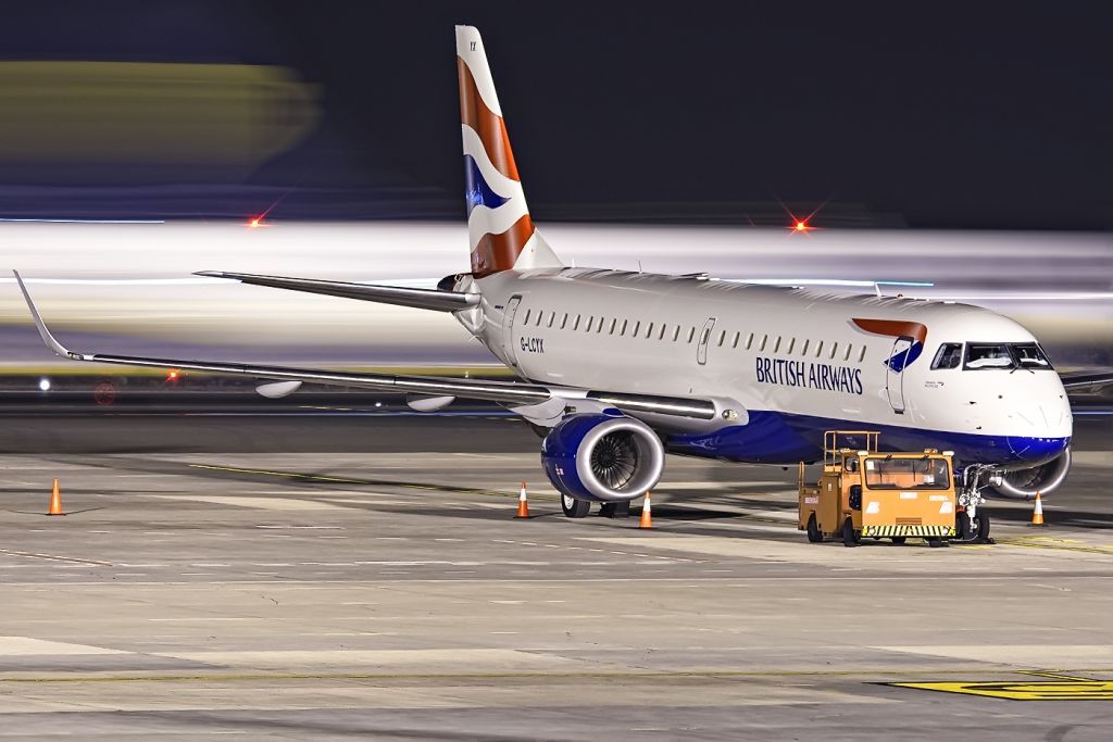 Embraer ERJ-190 (G-LCYX) - Delivery flight from Porto Alegre, Recife, Tenerife South, Manchester.-br /Embraer 190-100SRbr /cn19000178br /BA-CItyFlyerbr /09/07/2016