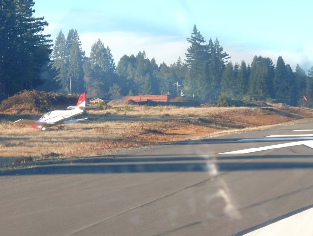N1547T — - Left of runway 31 numbers, airplane in the dirt 