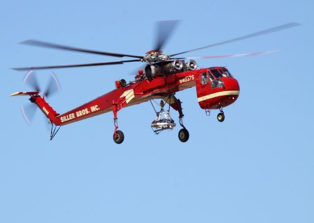 N4037S — - Sikorsky S-64E Skycrane 64-101 - N4037S, Siller Brothers at HOU