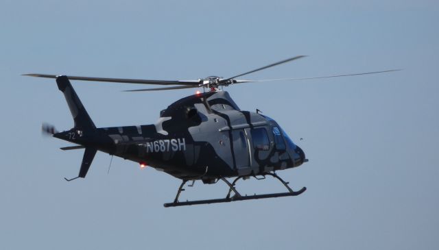 DENEL Koala (N687SH) - Making a low pass is this brand new Agusta Westland AW119 MK-II in the Autumn of 2019.