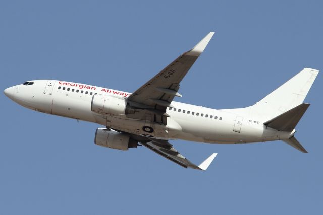 Boeing 737-700 (4L-GTI) - 29/10/2021: Flight to Tbilisi (TBS) after T/O from runway 26.