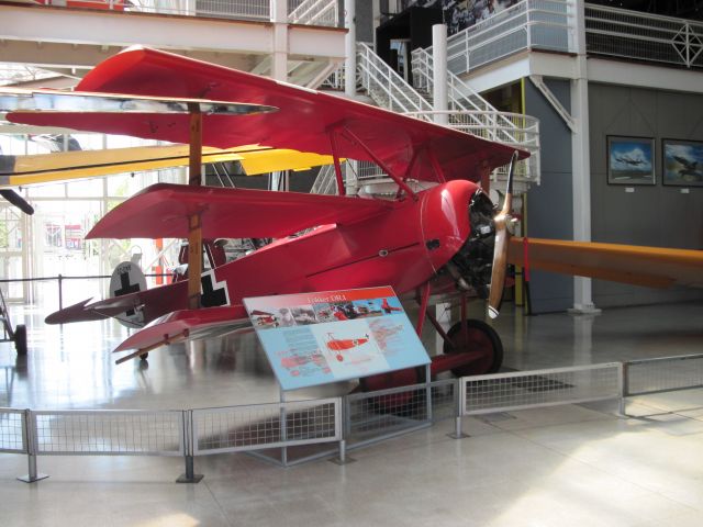 SANDS Fokker Dr-1 — - sFokker Red Baron   Santiago chile air museum