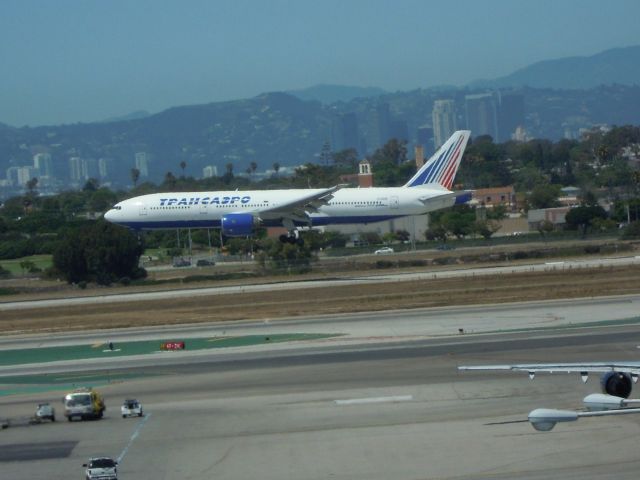 Boeing 777-200 — - TRANSAERO AIRLINES 777-200 LAX