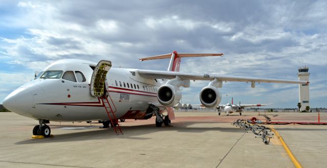 British Aerospace BAe-146-200 (N146FF) - Neptune Aviations BAe-146 at KMCC.