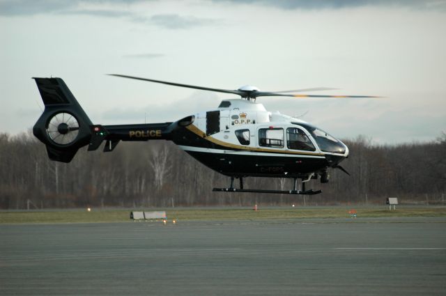 Eurocopter EC-130 (C-FOPS) - Eurocopter EC135 P2+ taking off from CYPQ/YPQ (December 5, 2018)