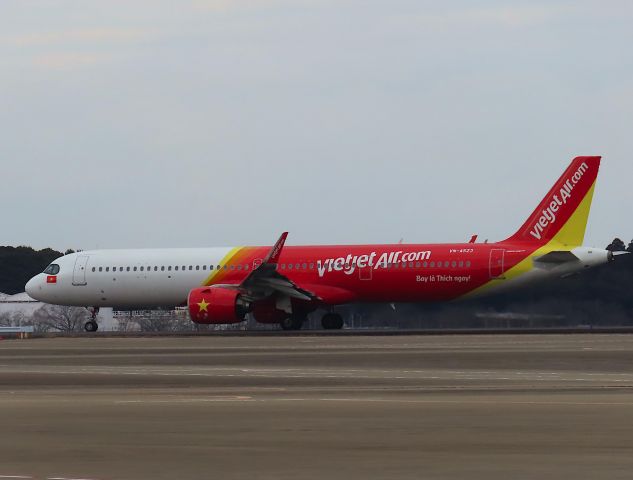 Airbus A321neo (VN-A523) - Photo taken on Jan 22, 2023.br /VJ823/22 NRT-SGN