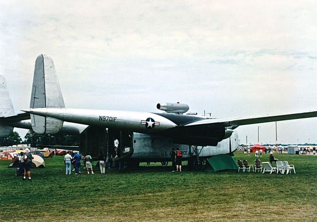 FAIRCHILD (1) Packet (N9701F) - A very rare Fairchild C-82 Packer at the EAA Fly In. Love seeing these rare aircraft.