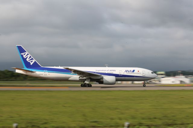 Boeing 777-200 (JA707A) - 23 August 2015: HKD-HND.