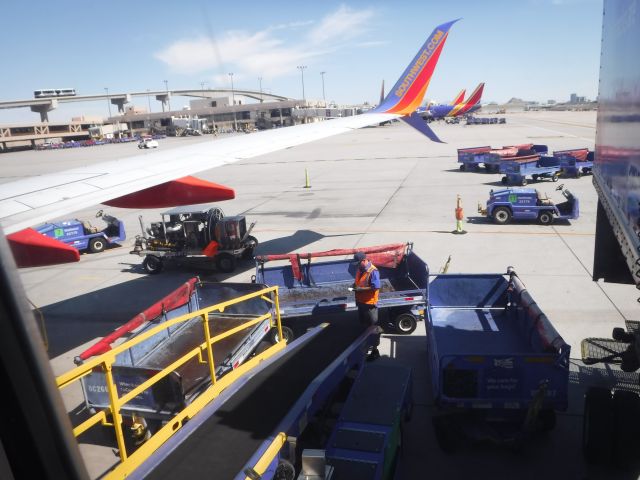Boeing 737-700 — - Ground Crew at work
