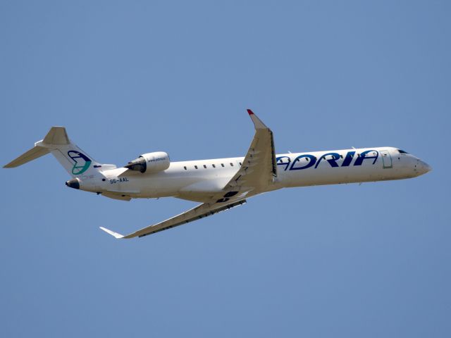 Canadair Regional Jet CRJ-900 (S5-AAL) - Departure runway 29.