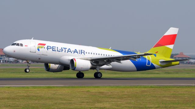 Airbus A320 (PK-PWJ)