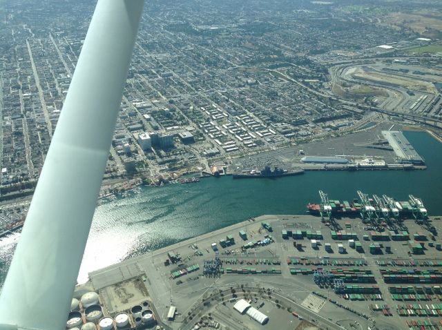 — — - USS IOWA , San Pedro , Ca.