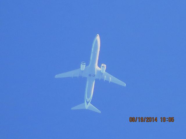 Boeing 737-900 (N468AS) - Alaska Airlines flight 749 from ATL to SEA over Baxter Springs KS (78KS) at 34k feet.