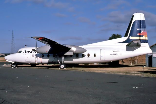 VH-MMS — - ANSETT AUSTRALIA - FOKKER F-27-200 FRIENDSHIP - REG : VH-MMS (CN 10139) - WEST BEACH ADELAIDE SA. AUSTRALIA - YPAD (12/11/1984)