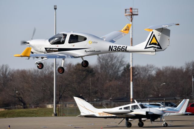 Diamond Star (N366L) - Shot 12-11-20. Lift academy is a locally owned training academy. Owned by Republic Airlines.