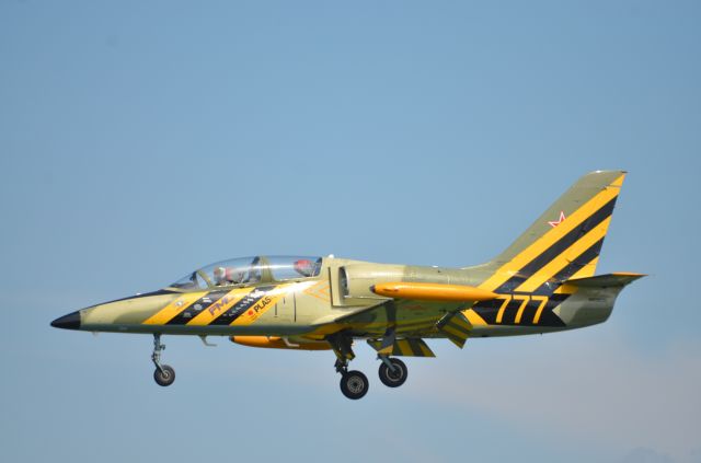 Aero L-39 Albatros (N5683D) - Final approach to runway 36 at Airventure 2018.