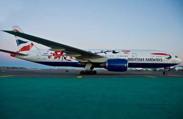 Boeing 777-200 (G-YMML) - British Airways unveils its “GREAT Festival of Creativity in Shanghai” special livery on G-YMML