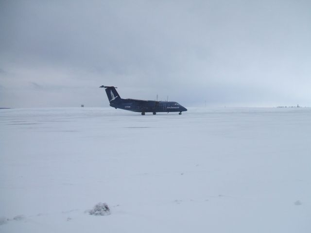 de Havilland Dash 8-100 (C-FXON) - Goose Airport NL, April 15/09