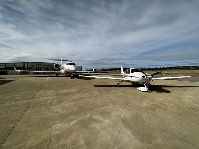 Cirrus SR-22 (N541JD) - Little bird, big bird